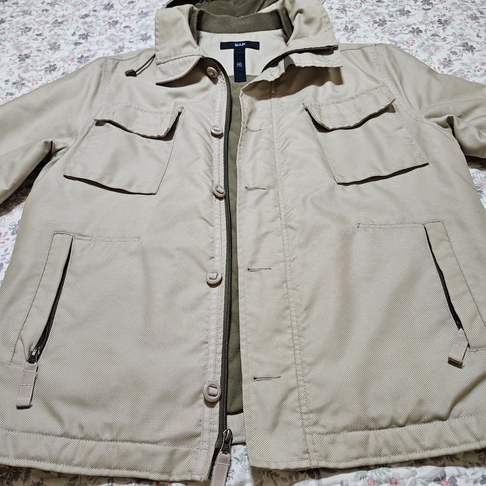 GAP Men's Beige Field Jacket, Large